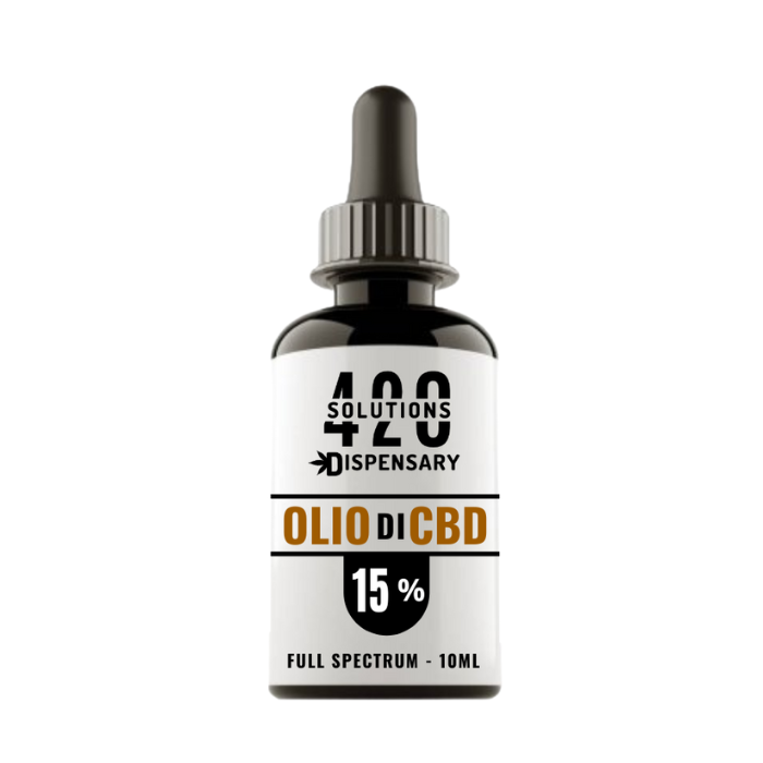 OLIO DI CBD 15% (1500MG) 10 ml