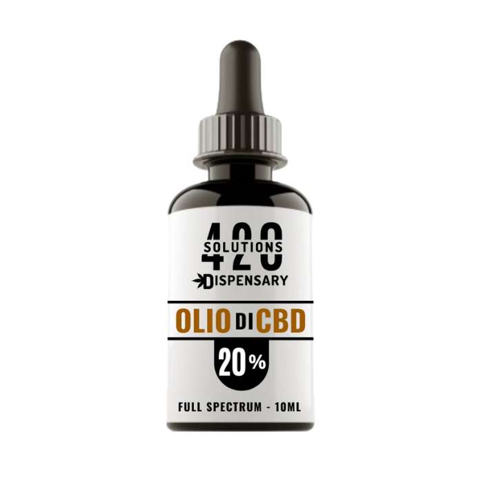 OLIO DI CBD 20% (2000MG) 10 ml