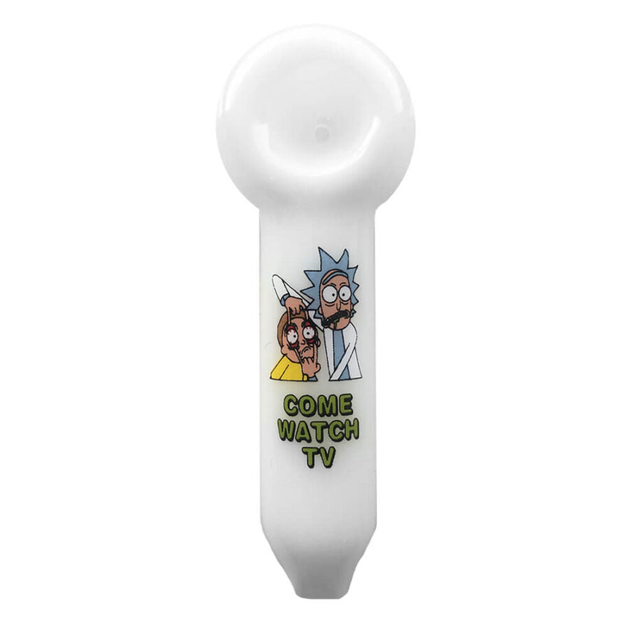 PIPA RICK & MORTY WHITE FULL GLASS
